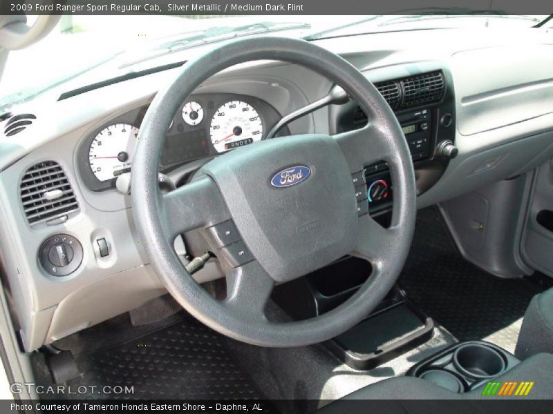 Silver Metallic / Medium Dark Flint 2009 Ford Ranger Sport Regular Cab