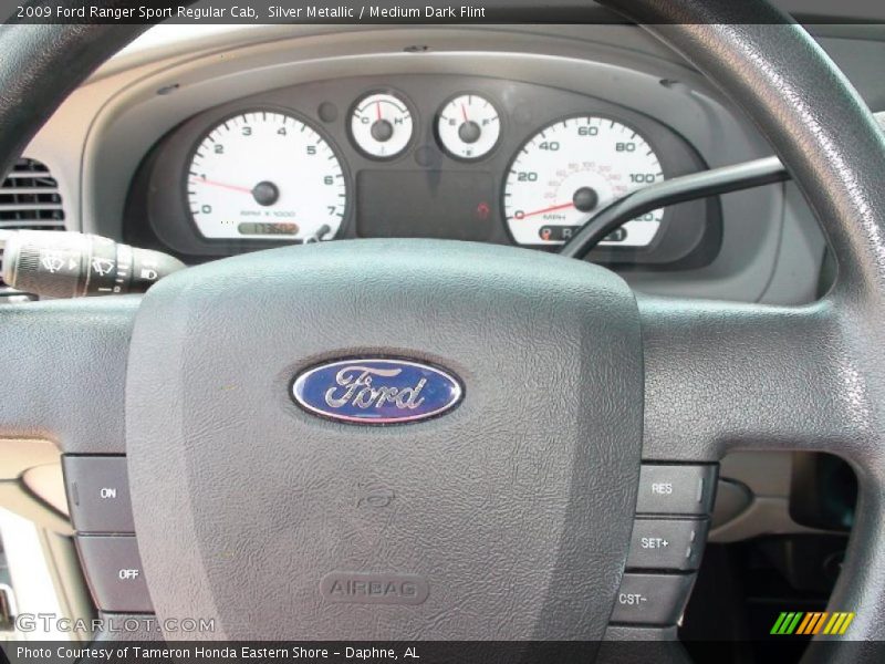Silver Metallic / Medium Dark Flint 2009 Ford Ranger Sport Regular Cab