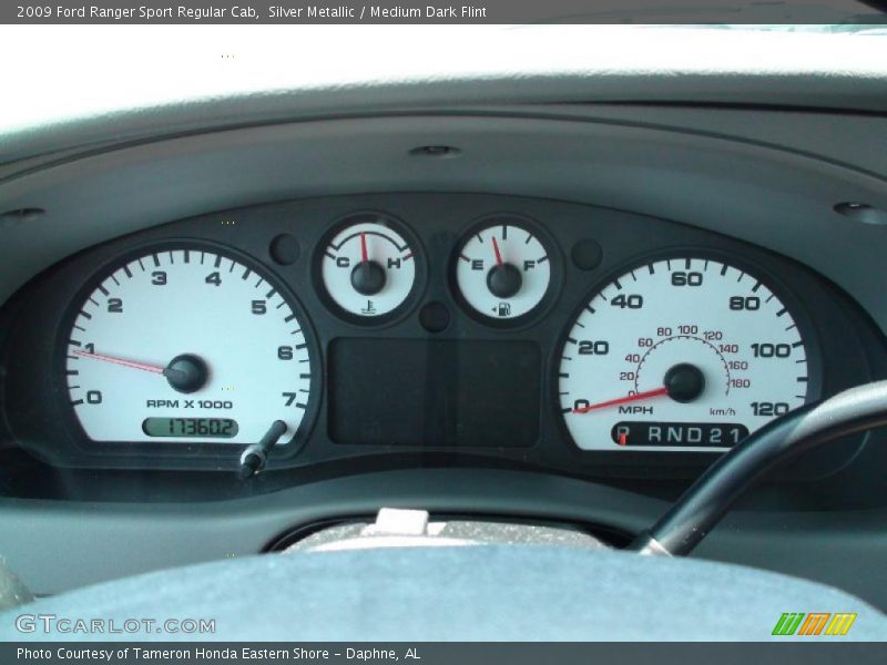 Silver Metallic / Medium Dark Flint 2009 Ford Ranger Sport Regular Cab