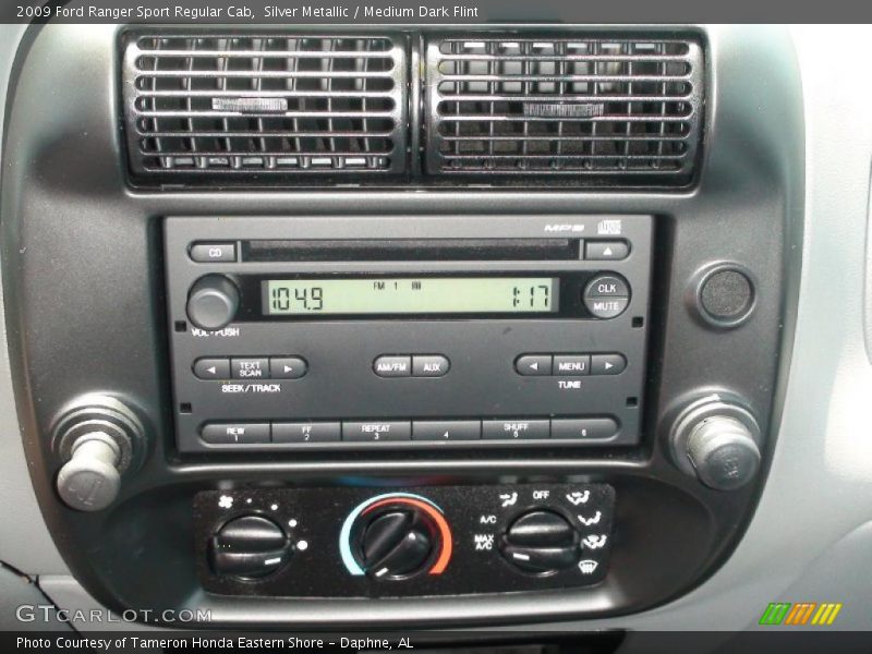 Silver Metallic / Medium Dark Flint 2009 Ford Ranger Sport Regular Cab