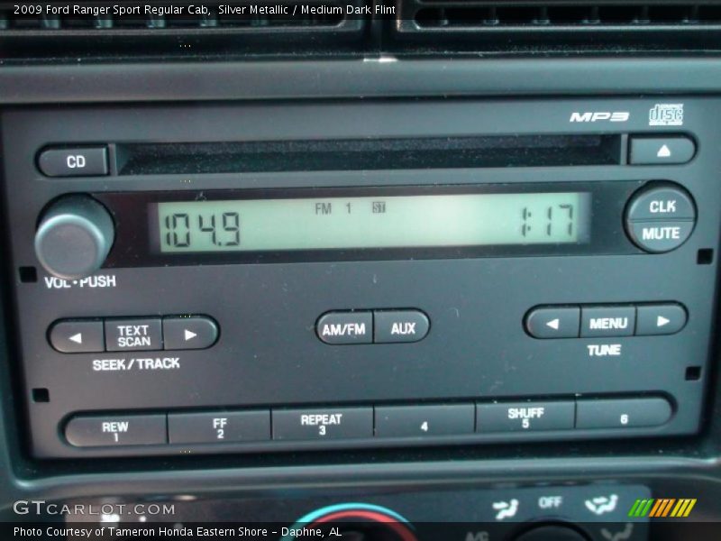 Silver Metallic / Medium Dark Flint 2009 Ford Ranger Sport Regular Cab