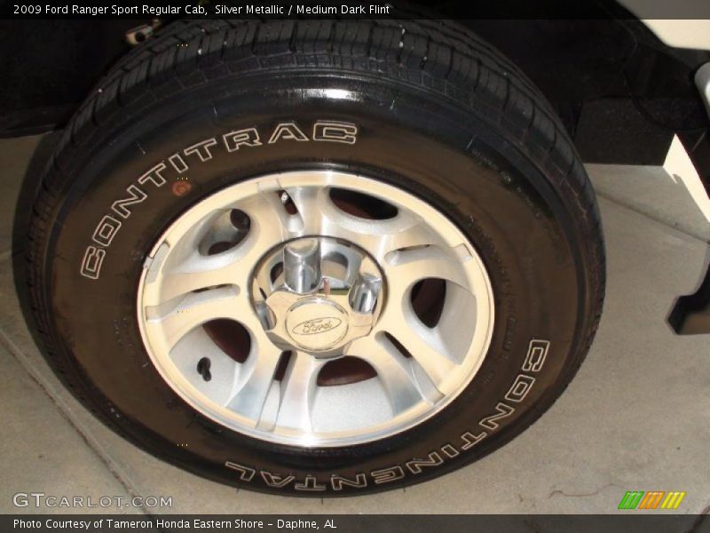 Silver Metallic / Medium Dark Flint 2009 Ford Ranger Sport Regular Cab