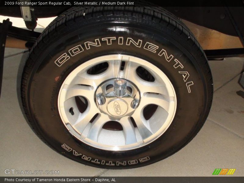 Silver Metallic / Medium Dark Flint 2009 Ford Ranger Sport Regular Cab