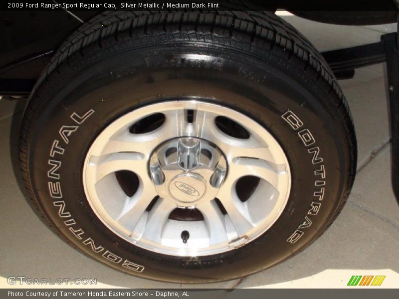 Silver Metallic / Medium Dark Flint 2009 Ford Ranger Sport Regular Cab