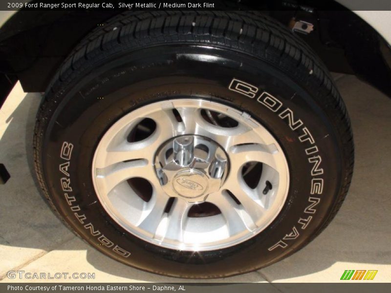 Silver Metallic / Medium Dark Flint 2009 Ford Ranger Sport Regular Cab