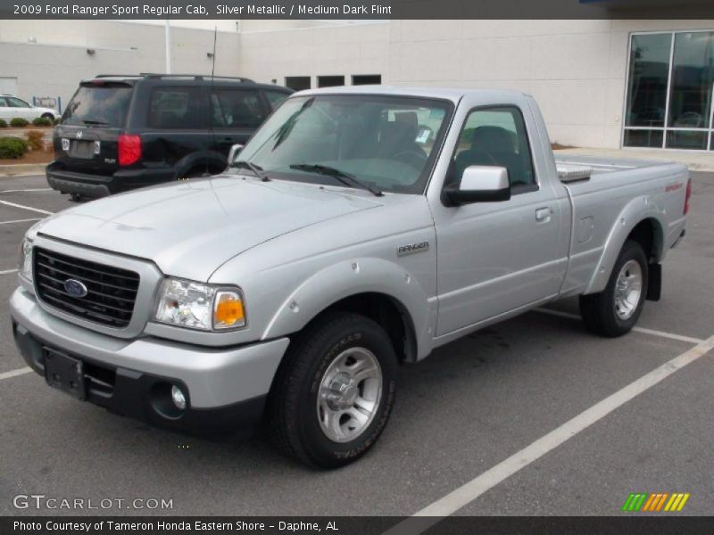 Silver Metallic / Medium Dark Flint 2009 Ford Ranger Sport Regular Cab
