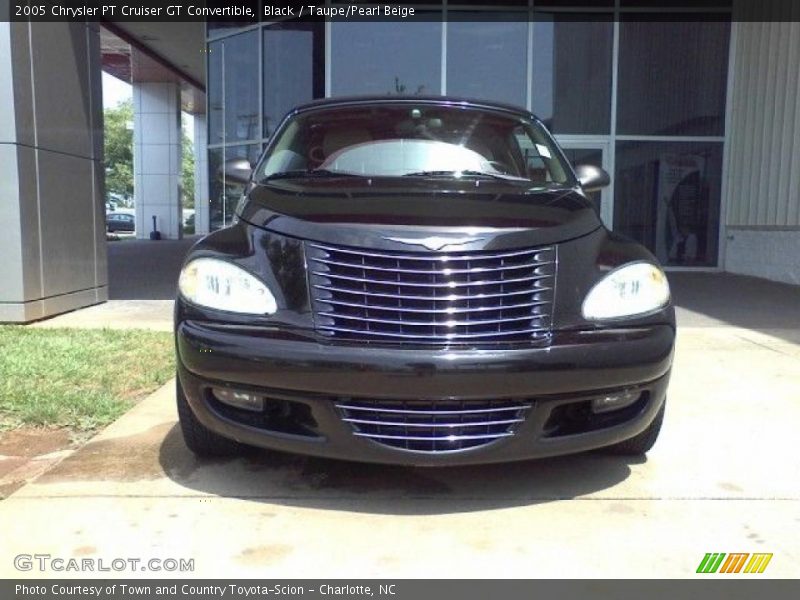 Black / Taupe/Pearl Beige 2005 Chrysler PT Cruiser GT Convertible