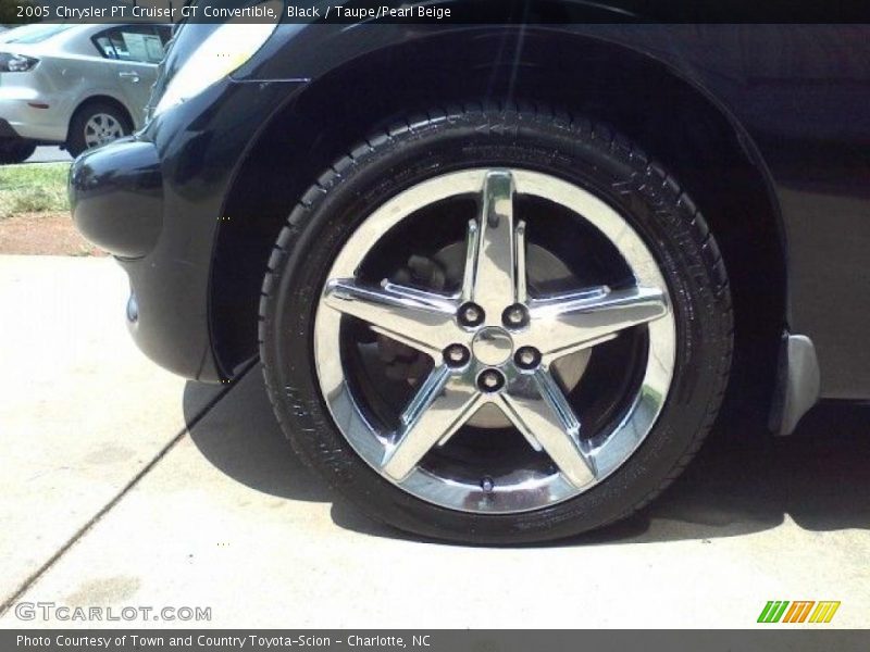 Black / Taupe/Pearl Beige 2005 Chrysler PT Cruiser GT Convertible