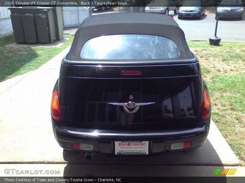 Black / Taupe/Pearl Beige 2005 Chrysler PT Cruiser GT Convertible