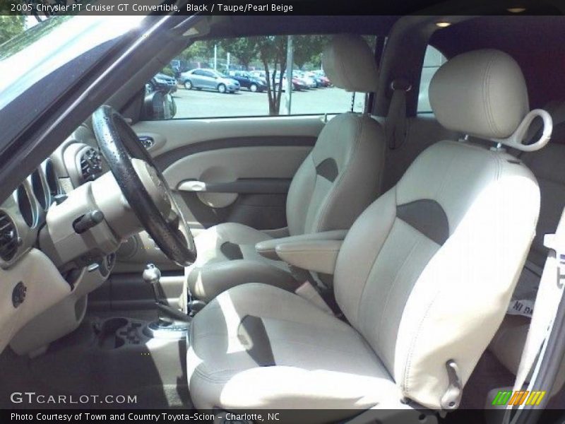 Black / Taupe/Pearl Beige 2005 Chrysler PT Cruiser GT Convertible