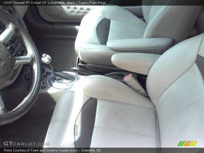 Black / Taupe/Pearl Beige 2005 Chrysler PT Cruiser GT Convertible