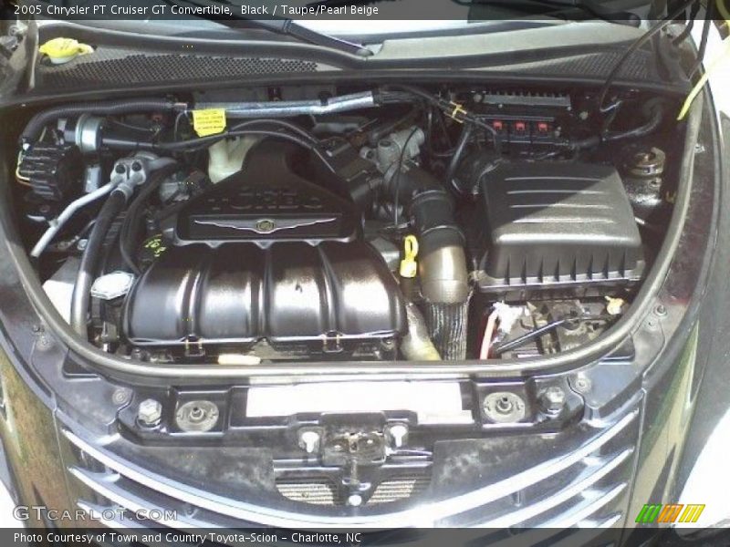 Black / Taupe/Pearl Beige 2005 Chrysler PT Cruiser GT Convertible