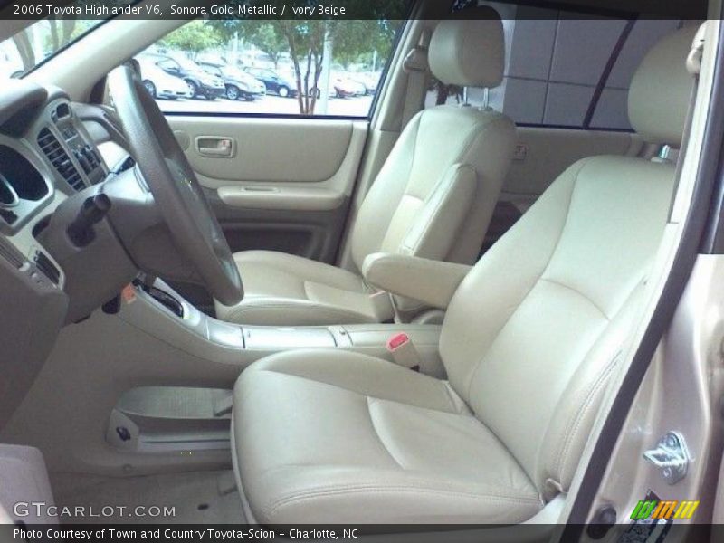 Sonora Gold Metallic / Ivory Beige 2006 Toyota Highlander V6