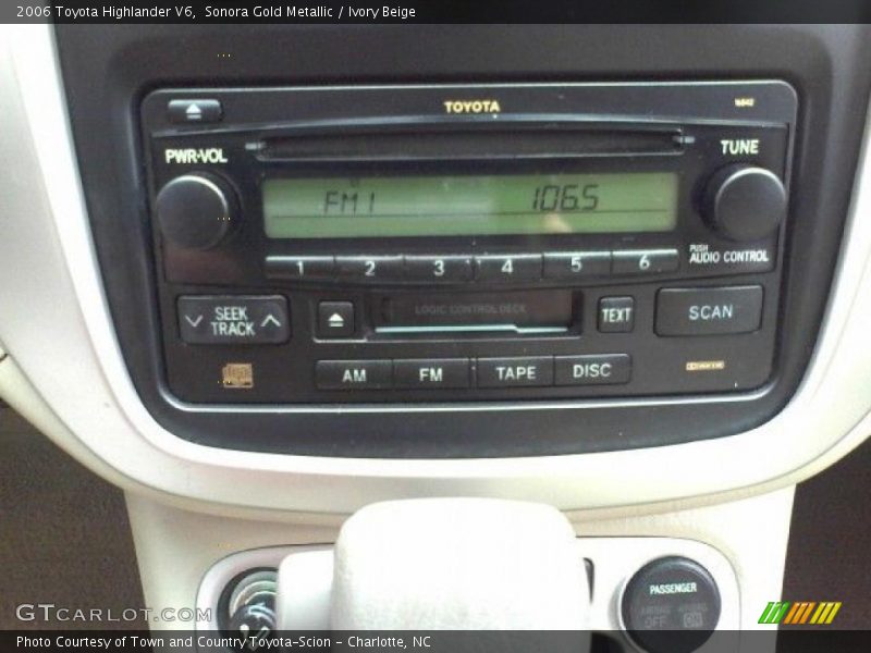 Sonora Gold Metallic / Ivory Beige 2006 Toyota Highlander V6