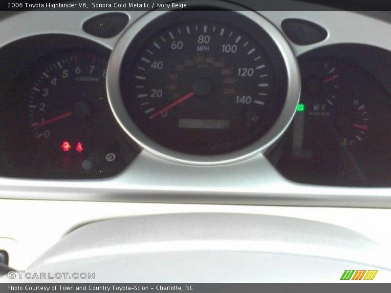 Sonora Gold Metallic / Ivory Beige 2006 Toyota Highlander V6