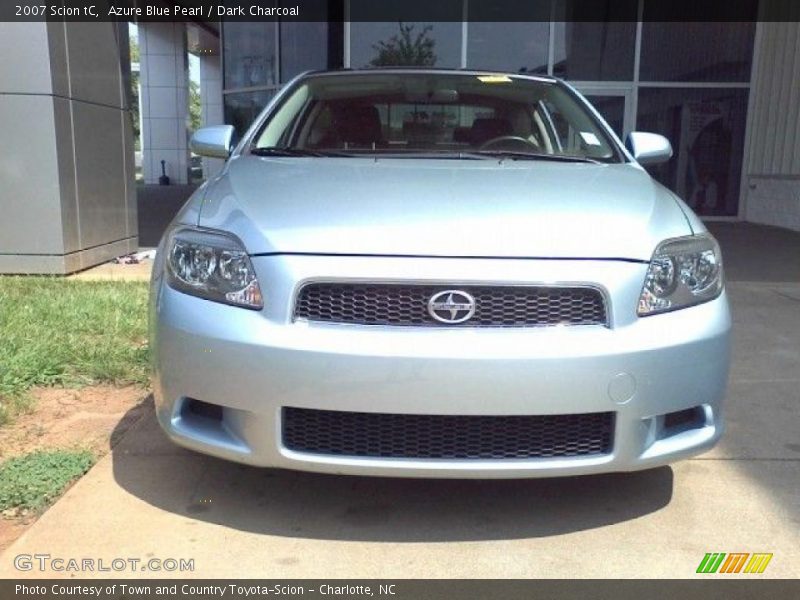 Azure Blue Pearl / Dark Charcoal 2007 Scion tC