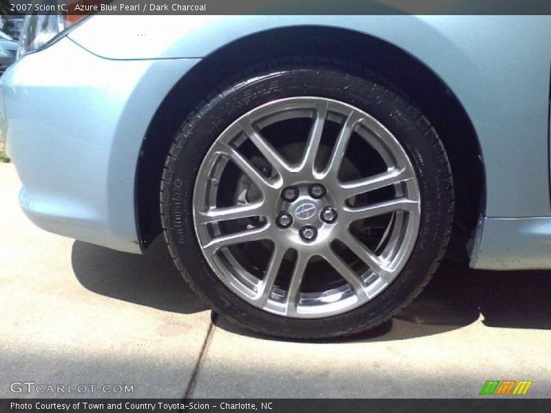 Azure Blue Pearl / Dark Charcoal 2007 Scion tC