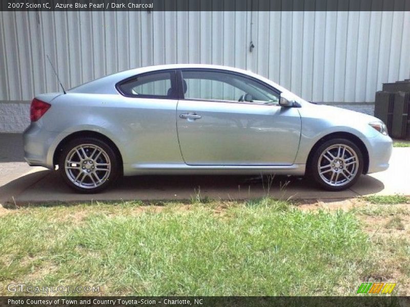 Azure Blue Pearl / Dark Charcoal 2007 Scion tC