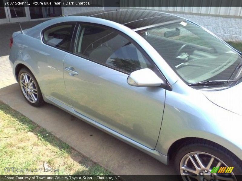 Azure Blue Pearl / Dark Charcoal 2007 Scion tC