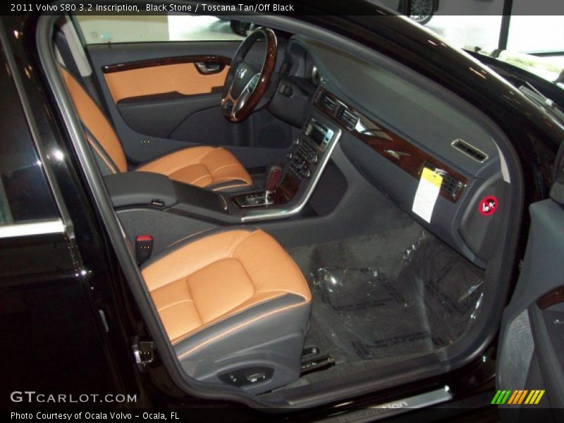 Black Stone / Toscana Tan/Off Black 2011 Volvo S80 3.2 Inscription