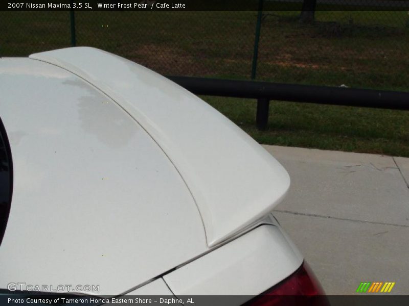 Winter Frost Pearl / Cafe Latte 2007 Nissan Maxima 3.5 SL