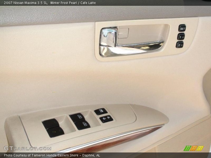 Winter Frost Pearl / Cafe Latte 2007 Nissan Maxima 3.5 SL