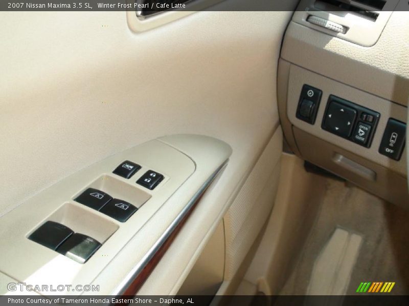 Winter Frost Pearl / Cafe Latte 2007 Nissan Maxima 3.5 SL
