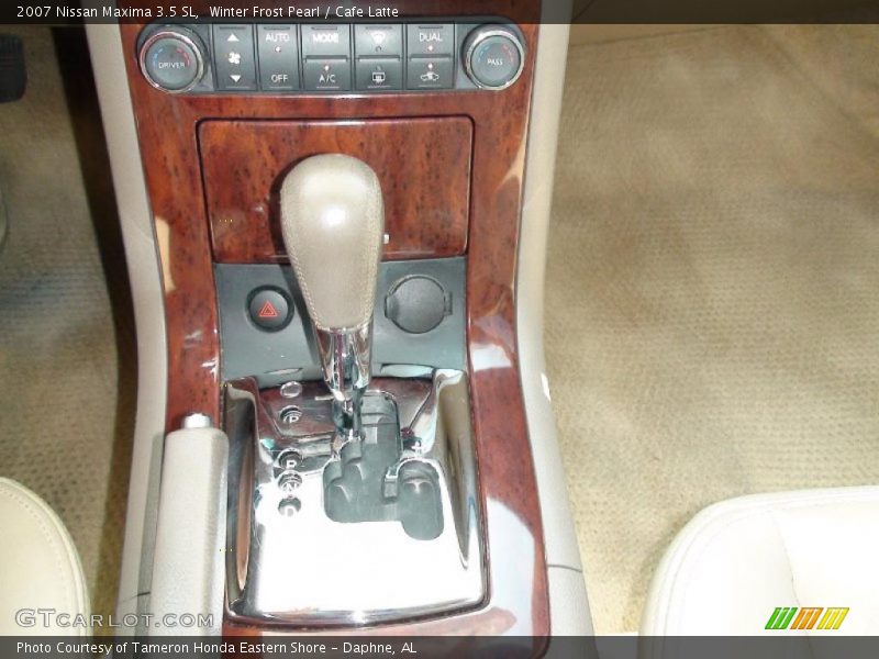 Winter Frost Pearl / Cafe Latte 2007 Nissan Maxima 3.5 SL