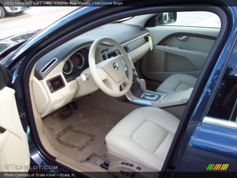Caspian Blue Metallic / Sandstone Beige 2011 Volvo XC70 3.2 AWD