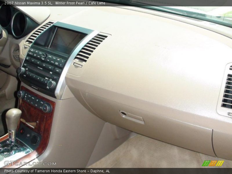 Winter Frost Pearl / Cafe Latte 2007 Nissan Maxima 3.5 SL
