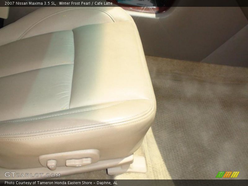 Winter Frost Pearl / Cafe Latte 2007 Nissan Maxima 3.5 SL