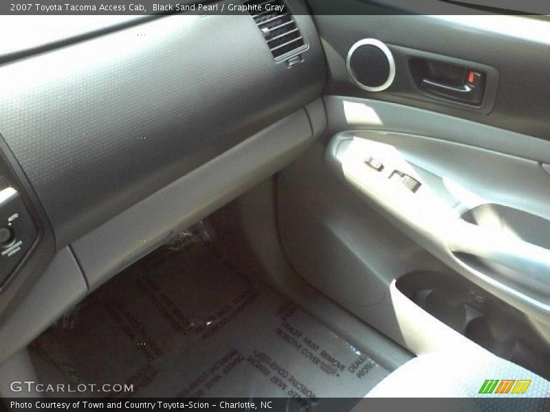 Black Sand Pearl / Graphite Gray 2007 Toyota Tacoma Access Cab