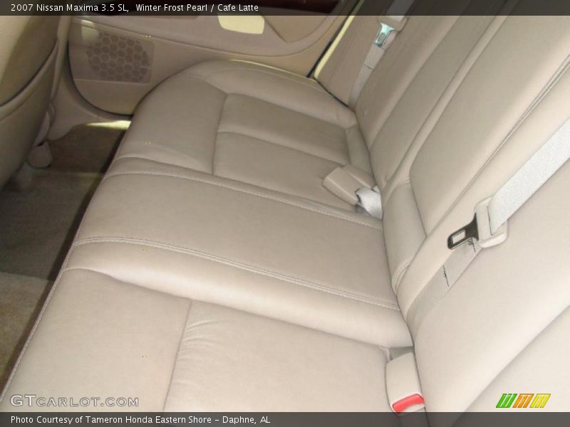 Winter Frost Pearl / Cafe Latte 2007 Nissan Maxima 3.5 SL