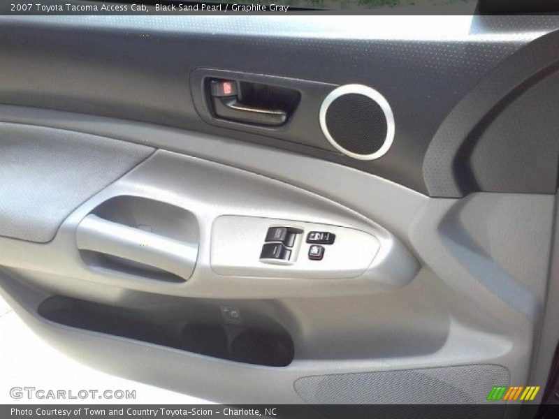 Black Sand Pearl / Graphite Gray 2007 Toyota Tacoma Access Cab