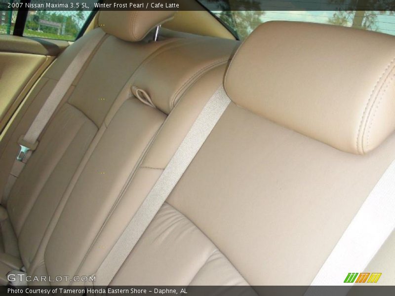 Winter Frost Pearl / Cafe Latte 2007 Nissan Maxima 3.5 SL