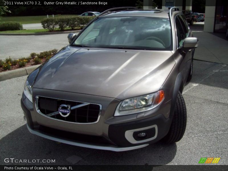 Oyster Grey Metallic / Sandstone Beige 2011 Volvo XC70 3.2