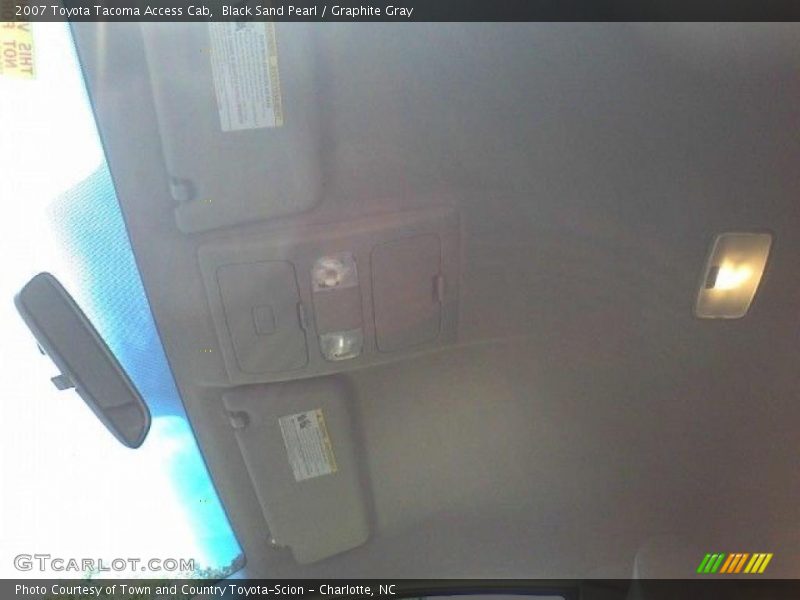 Black Sand Pearl / Graphite Gray 2007 Toyota Tacoma Access Cab