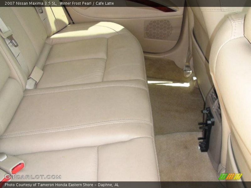 Winter Frost Pearl / Cafe Latte 2007 Nissan Maxima 3.5 SL