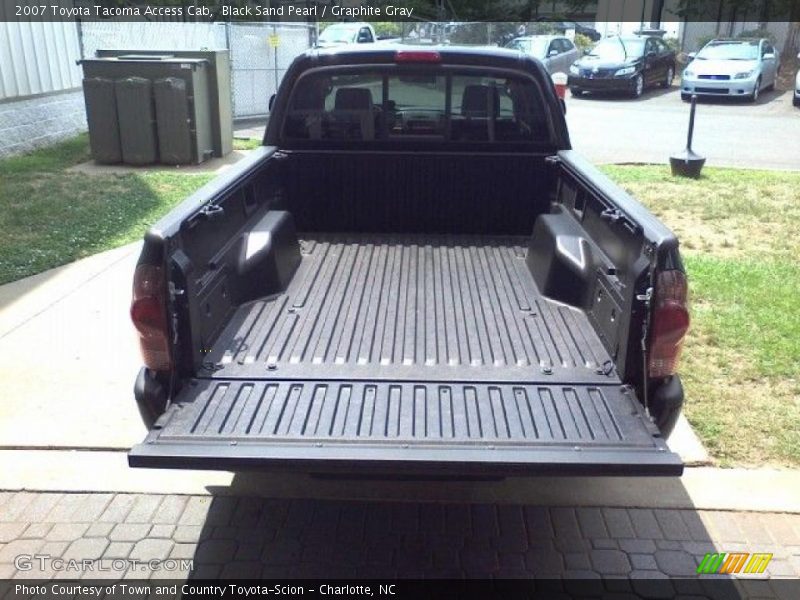 Black Sand Pearl / Graphite Gray 2007 Toyota Tacoma Access Cab