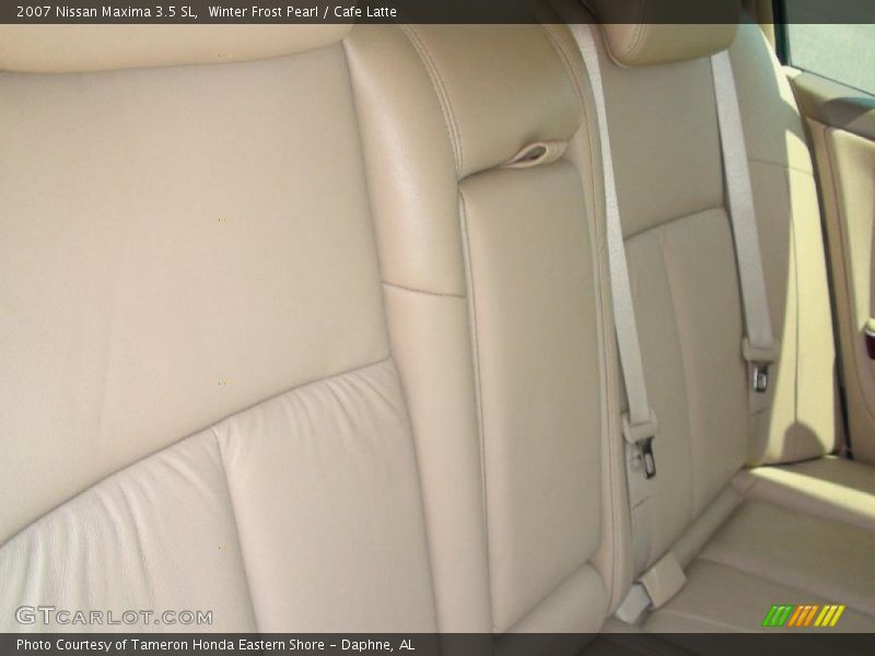 Winter Frost Pearl / Cafe Latte 2007 Nissan Maxima 3.5 SL