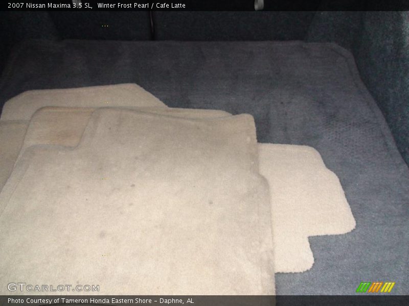 Winter Frost Pearl / Cafe Latte 2007 Nissan Maxima 3.5 SL