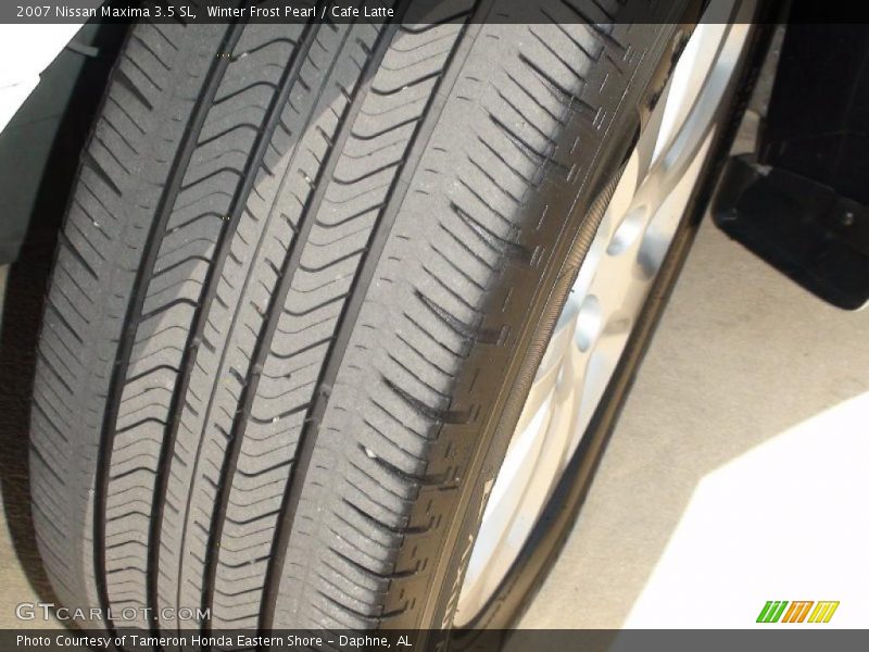 Winter Frost Pearl / Cafe Latte 2007 Nissan Maxima 3.5 SL