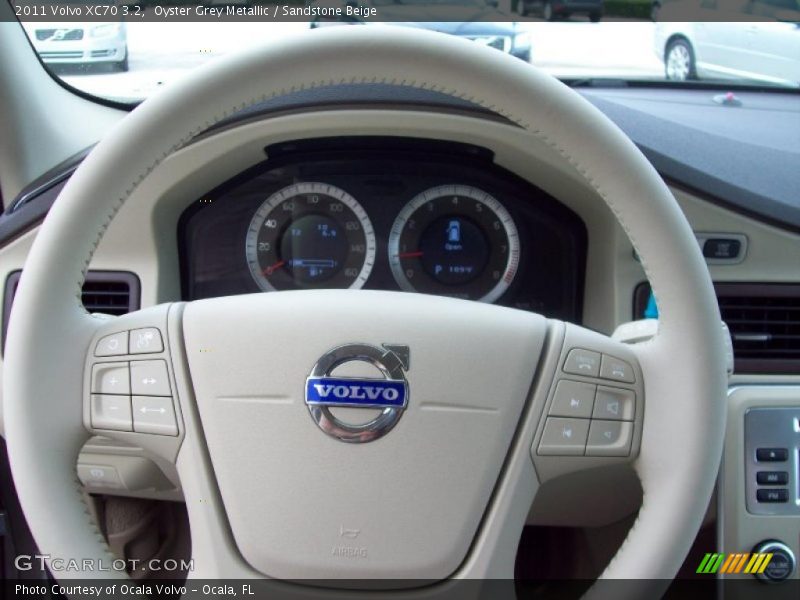 Oyster Grey Metallic / Sandstone Beige 2011 Volvo XC70 3.2