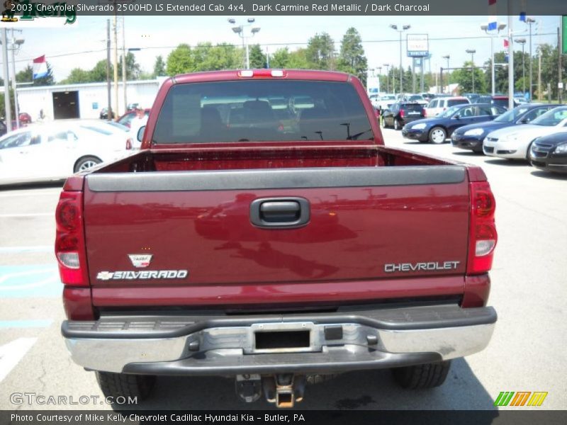 Dark Carmine Red Metallic / Dark Charcoal 2003 Chevrolet Silverado 2500HD LS Extended Cab 4x4