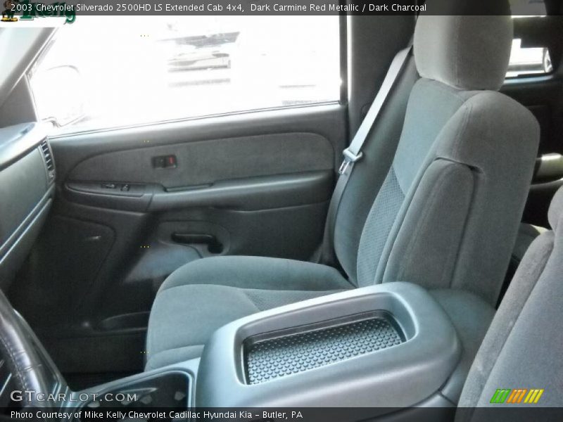 Dark Carmine Red Metallic / Dark Charcoal 2003 Chevrolet Silverado 2500HD LS Extended Cab 4x4