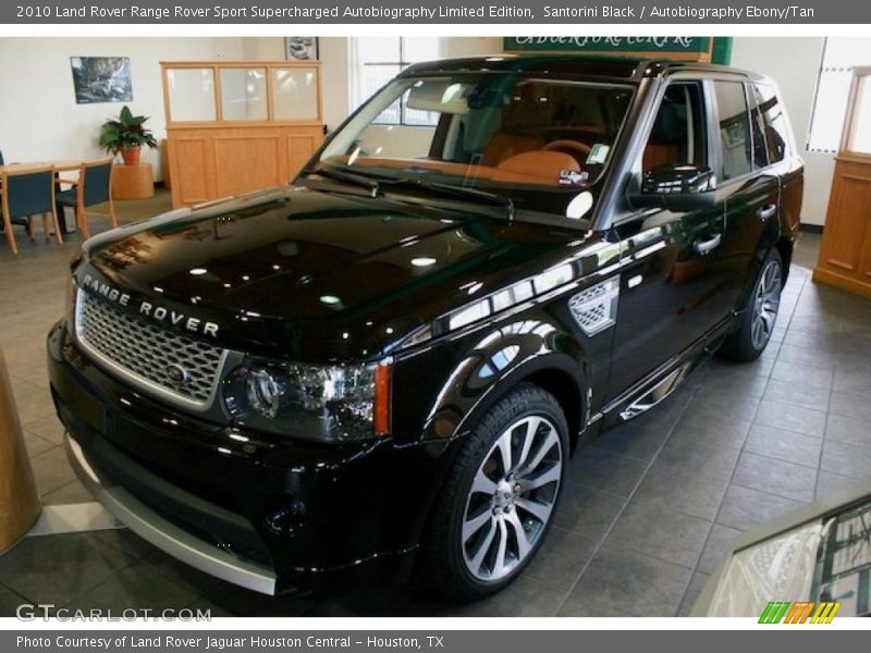 Santorini Black / Autobiography Ebony/Tan 2010 Land Rover Range Rover Sport Supercharged Autobiography Limited Edition
