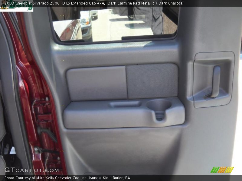 Dark Carmine Red Metallic / Dark Charcoal 2003 Chevrolet Silverado 2500HD LS Extended Cab 4x4