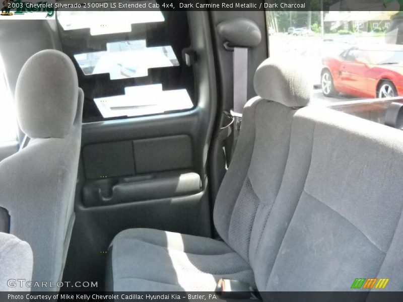 Dark Carmine Red Metallic / Dark Charcoal 2003 Chevrolet Silverado 2500HD LS Extended Cab 4x4