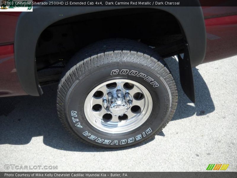 Dark Carmine Red Metallic / Dark Charcoal 2003 Chevrolet Silverado 2500HD LS Extended Cab 4x4