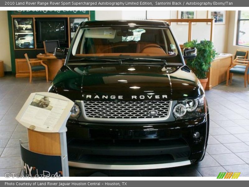 Santorini Black / Autobiography Ebony/Tan 2010 Land Rover Range Rover Sport Supercharged Autobiography Limited Edition
